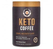 RAPIDFIRE, Keto Coffee, Caramel Macchiato, Instant, Medium Roast, 7.93 oz (225 g)
