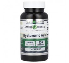 Amazing Nutrition, Hyaluronic Acid, 100 mg, 120 Capsules