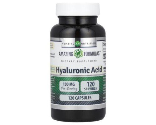 Amazing Nutrition, Hyaluronic Acid, 100 mg, 120 Capsules