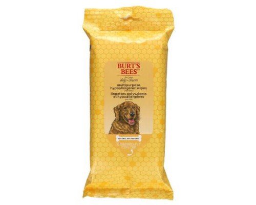 Burt's Bees, Multipurpose Hypoallergenic Wipes with Honey, For Dogs , 50 Count