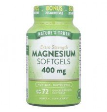 Nature's Truth, Magnesium, Extra Strength , 400 mg, 72 Quick Release Softgels