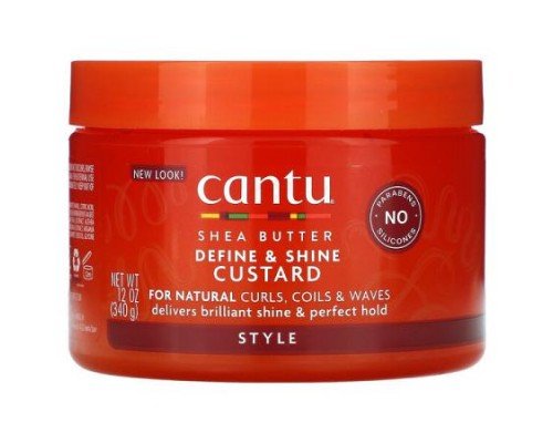 Cantu, Shea Butter, Define & Shine Custard, 12 oz (340 g)