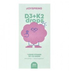 JoySpring, D3 + K2 Drops, 2 fl oz (60 ml)