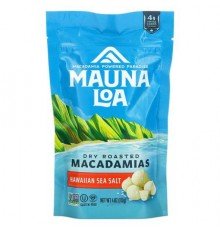 Mauna Loa, Dry Roasted Macadamias, Hawaiian Sea Salt, 4 oz (113 g)