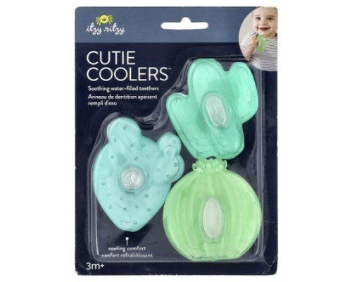 itzy ritzy, Cutie Coolers™, Soothing Water-Filled Teethers, 3+ Months, Cacti, 3 Teethers