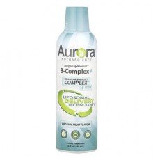 Aurora Nutrascience, Mega-Liposomal™ B-Complex+, Organic Fruit, 16 fl oz (480 ml)