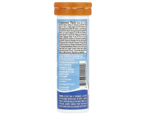 Nuun, Hydration, Immunity, Blueberry Tangerine, 10 Effervescent Tablets