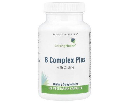 Seeking Health, B Complex Plus With Choline , 100 Vegetarian Capsules