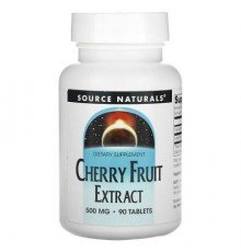 Source Naturals, Cherry Fruit Extract, 500 mg, 90 Tablets