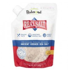 Redmond Trading Company, Real Salt®, Ancient Kosher Sea Salt, 16 oz (454 g)