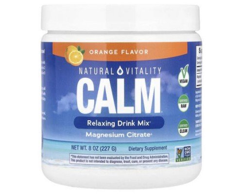Natural Vitality, CALM®, Relaxing Drink Mix, Orange, 8 oz (227 g)
