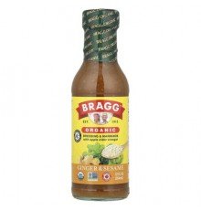 Bragg, Organic Dressing & Marinade with Apple Cider Vinegar, Ginger & Sesame, 12 fl oz (354 ml)