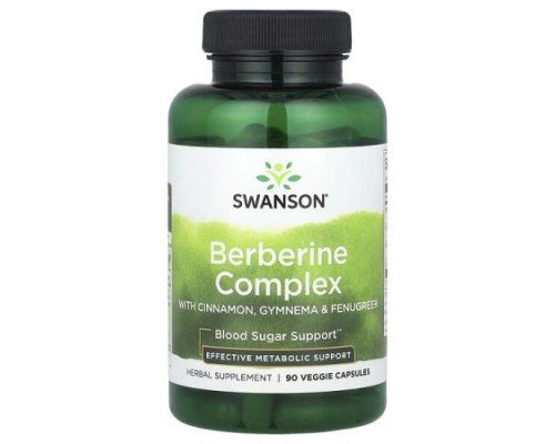 Swanson, Berberine Complex, 90 Veggie Capsules