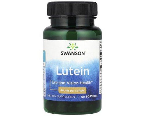 Swanson, Lutein, 40 mg, 60 Softgels