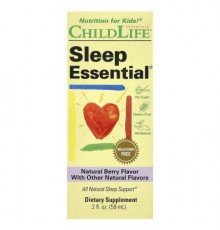 ChildLife Essentials, Kids, Sleep Essential®, Natural Berry, 2 fl oz (59 ml)