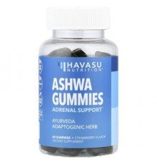 Havasu Nutrition, Ashwa Gummies, Strawberry, 60 Gummies
