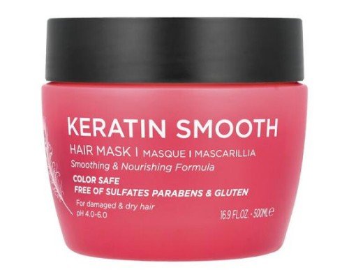 Luseta Beauty, Keratin Smooth, Hair Mask, 16.9 fl oz (500 ml)