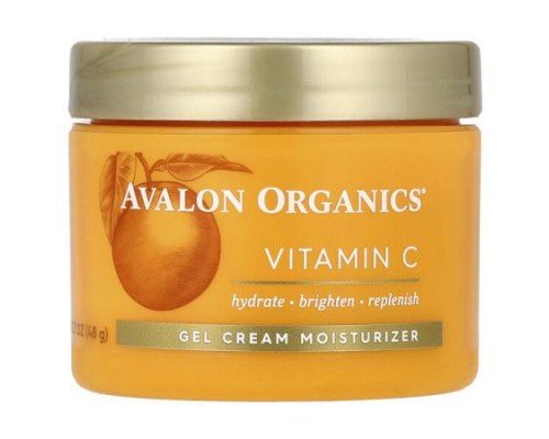 Avalon Organics, Vitamin C, Gel Cream Moisturizer, 1.7 oz (48 g)