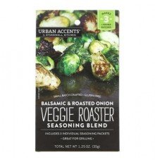 Urban Accents, Veggie Roaster Seasoning Blend, Balsamic & Roasted Onion, 1.25 oz (35 g)
