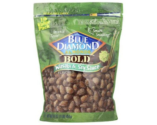 Blue Diamond, Almonds, Bold, Wasabi & Soy Sauce, 16 oz (454 g)