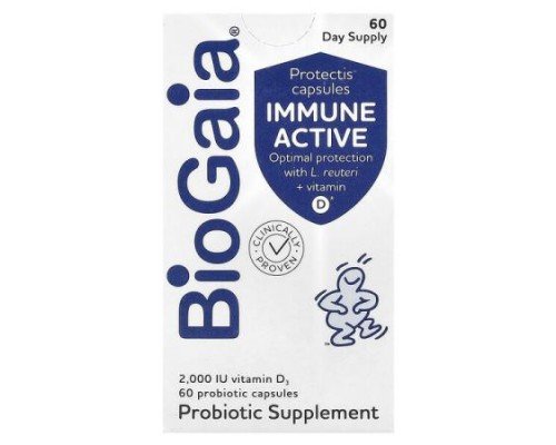 BioGaia, Immune Active, Protectis® Capsules, 60 Capsules