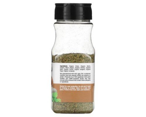 California Gold Nutrition, Foods, Organic All Purpose Seasoning, 3 oz (85 g)