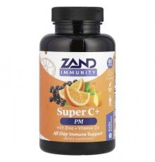Zand, Immunity, Super C+ PM, With Zinc/Vitamin D3, 60 Tablets