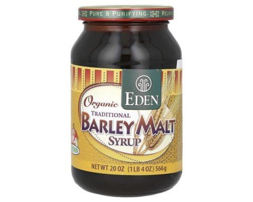 Eden Foods, Organic Traditional Barley Malt Syrup, 20 oz (566 g)