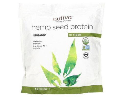Nutiva, Organic Hemp Seed Protein, 3 lbs (1.36 kg)