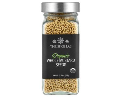 The Spice Lab, Organic Whole Mustard Seeds, 1.6 oz (45 g)