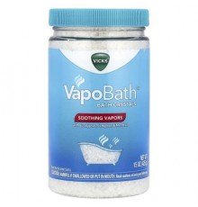 Vicks, VapoBath™, Bath Crystals, Soothing Vapors, 15 oz (425 g)