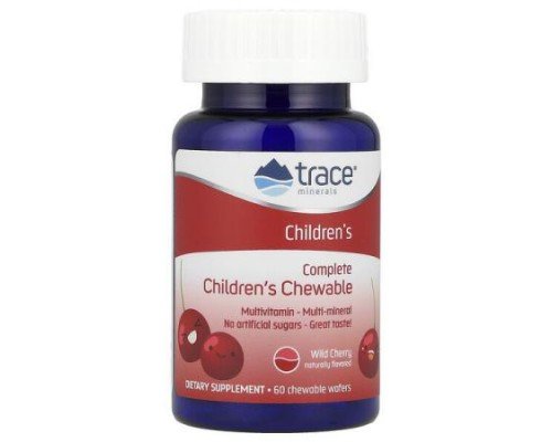 Trace, Children's Complete Chewable, Wild Cherry, 60 Chewable Wafers
