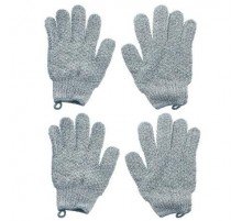 Beauty By Earth, Heavy Exfoliating Gloves, 2 Pairs