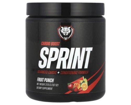6AM Run, Sprint, Cardio Boost, Fruit Punch, 7.67 oz (217.5 g)