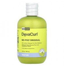 DevaCurl, No-Poo ® Original, Zero Lather Cleanser, For Dry, Medium to Coarse Curls, 12 fl oz (355 ml)