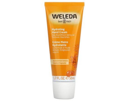 Weleda, Hydrating Hand Cream, Sea Buckthorn Extracts, 1.7 fl oz (50 ml)
