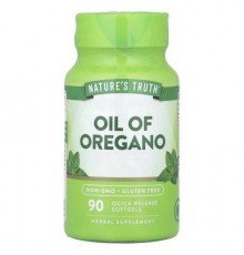 Nature's Truth, Oil Of Oregano, 90 Quick Release Softgels (1,500 mg per Softgel)