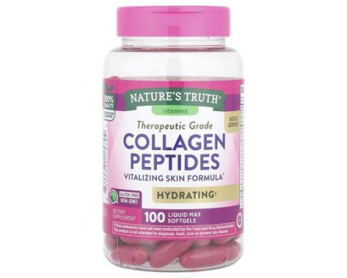 Nature's Truth, Collagen Peptides , 100 Liquid Max Softgels