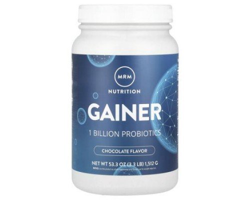 MRM Nutrition, Gainer, Chocolate, 3.3 lb (1,512 g)