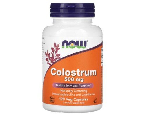 NOW Foods, Colostrum, 500 mg, 120 Veg Capsules