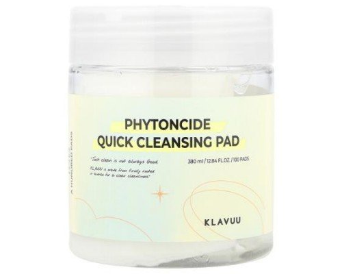 KLAVUU, Phytoncide Quick Cleansing Pad, 100 Pads