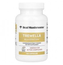 Real Mushrooms, Tremella, Mushroom Extract Powder, 120 Capsules