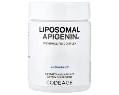 Codeage, Liposomal Apigenin, Phospholipid Complex, 90 Vegetable Capsules (50 mg per Capsule)