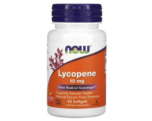 NOW Foods, Lycopene, 10 mg, 60 Softgels