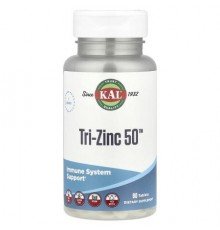 KAL, Tri-Zinc 50™, 90 Tablets (50 mg per Tablet)