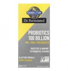Garden of Life, Probiotics, Extra Strength, 30 Vegetarian Capsules