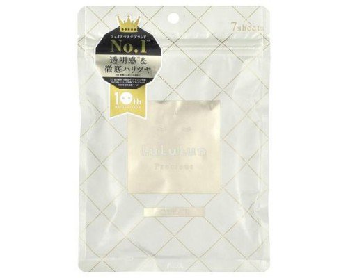 Lululun, Precious, Sheet Face Mask, Clear, Precious White 4KS, Clear, 7 Sheets, 3.65 fl oz (108 ml)