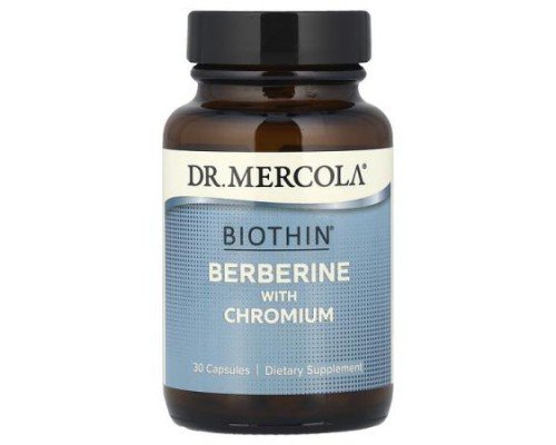 Dr. Mercola, Biothin®, Berberine with Chromium, 30 Capsules