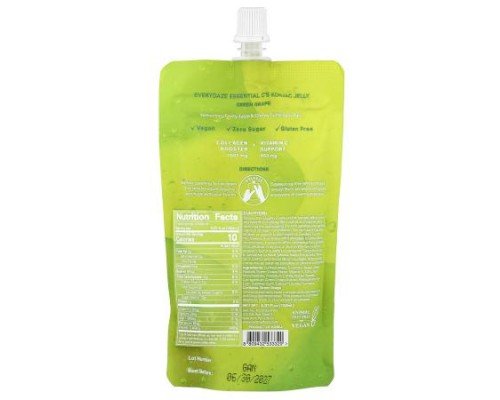 Everydaze, Essential C's Konjac Jelly, Green Grape, 5.07 fl oz (150 ml)