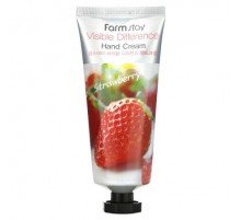 Farmstay, Visible Difference Hand Cream, Strawberry, 3.52 oz (100 g)